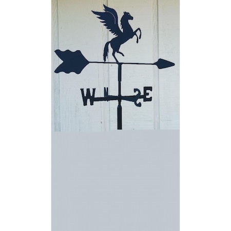 The Lazy Scroll Pegasus Garden Mount Weathervane TH330942